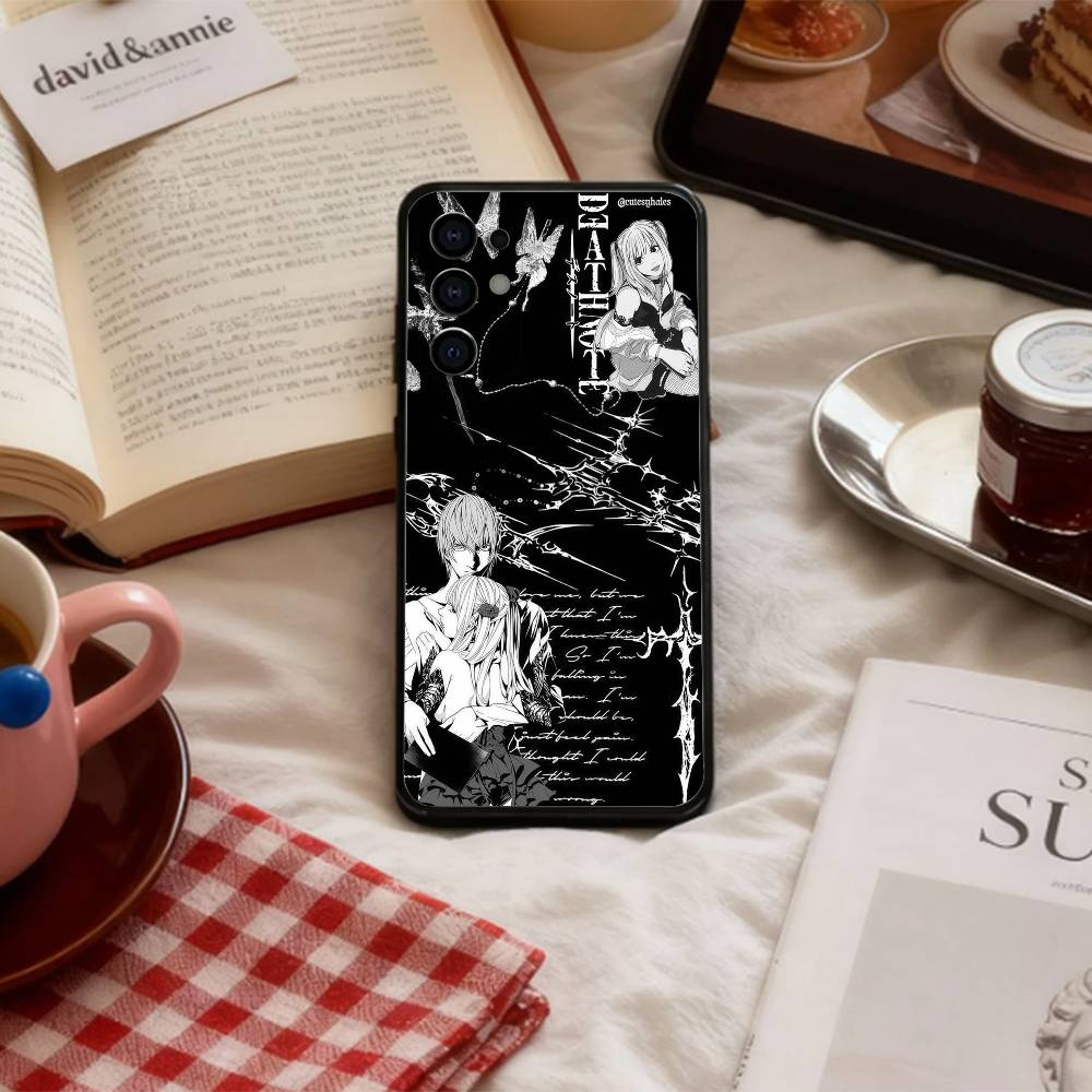 Миса аниме D-Death N-Note Чехол для телефона для Samsung S 25,24,23,22,30,21,10,9,Ultra,Plus,Lite,FE,4,5 G Мягкий черный чехол