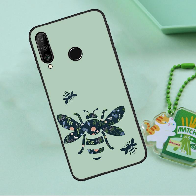 Чехол для Huawei Nova 12s 12i 11i 7i 8i 9 10 SE Y91 Y90 Y60 Y70 Y72 Y61 P60 Pro P30 P40 Lite с рисунком пчелы и шмеля