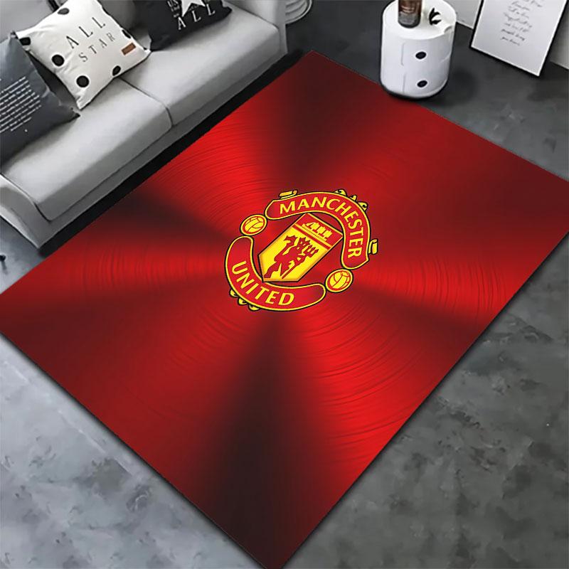 Ковер Manchester United F для гостиной, спальни, дома, украшение для дивана, нескользящий коврик для детских игр