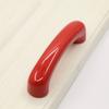 Colorful Design Brass Ceramic Handle Comfortable Feel Drawer Handle  Home Furniture