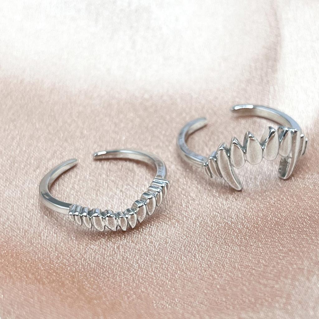 Уникальные разъемные кольца на вампирскую тематику Прочный сплав Удобная посадка Панк-стиль Аксессуар для мужчин и женщин Повседневная одежда