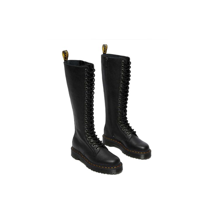 Dr. Martens 1B60 Bex Pisa кожаные высокие ботинки на молнии женские черные 27016001