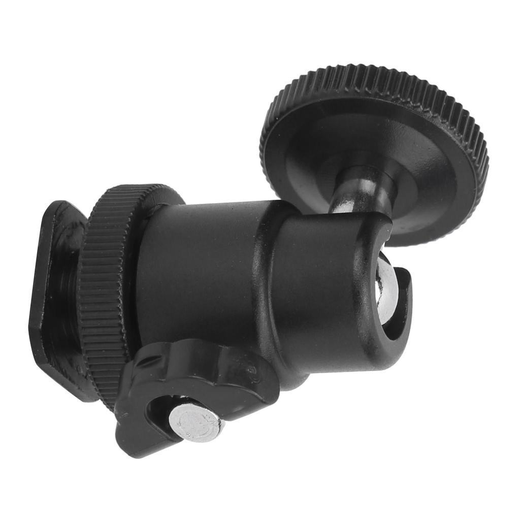 Мини шаровая головка с винтами 1/4 дюйма 90 градусов Вертикальная съемка Портативная металлическая шаровая головка