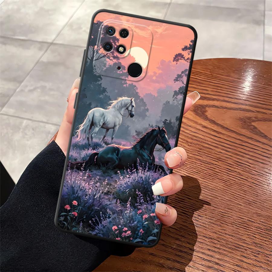 Чехол для Xiaomi Redmi 13C A3 10 14C 12C 9 A1 A2 Plus A4 K40 K80 Pro A5 Funda Чехол для телефона Крутая Лошадь