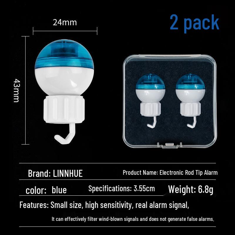 Икеджин Высокочувствительный Автоматический Сигнализатор поклевки на кончике удилища для ночной рыбалки