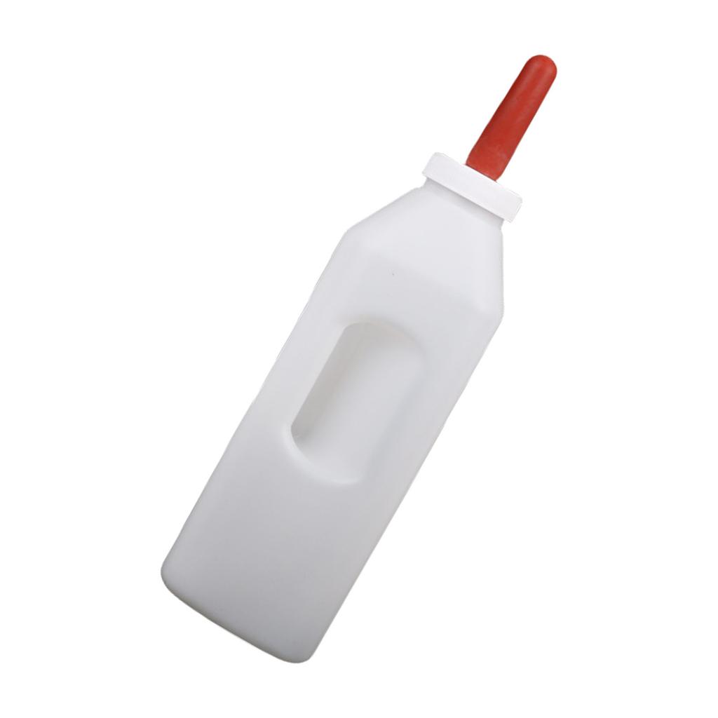Бутылочка для кормления телят емкостью 1-5 л с ручкой и силиконовой соской для удобства кормления