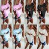 Elegant Sexy Ladies Women's Short Sleeve Cross Lace Up Bodycon Blouse Tops Slim T-shirt