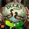 2d Flat 20*20cm Wooden Sign, Two Mallard Logos, Unique, Durable and Easy To Hang Wooden Decoration, Ideal for Bedroom, Kitchen, Restaurant and Bar