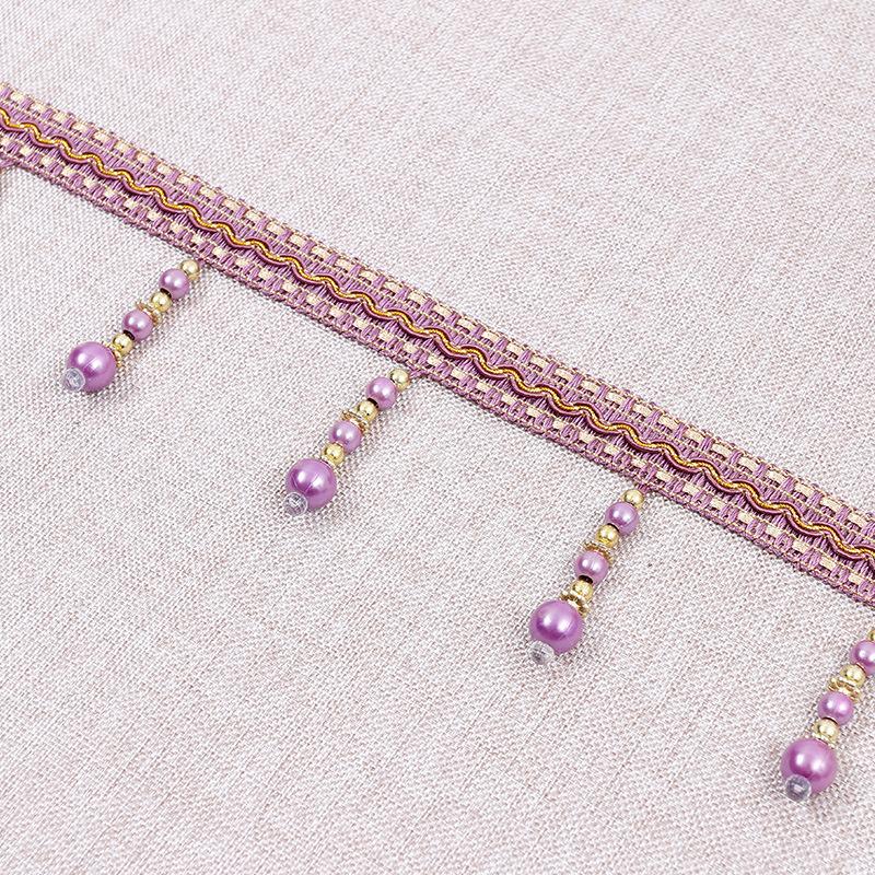 11 метров искусственный жемчуг кисточка кружевная отделка занавес швейный аксессуар обивка штор бисер отделка бахрома DIY домашний декор