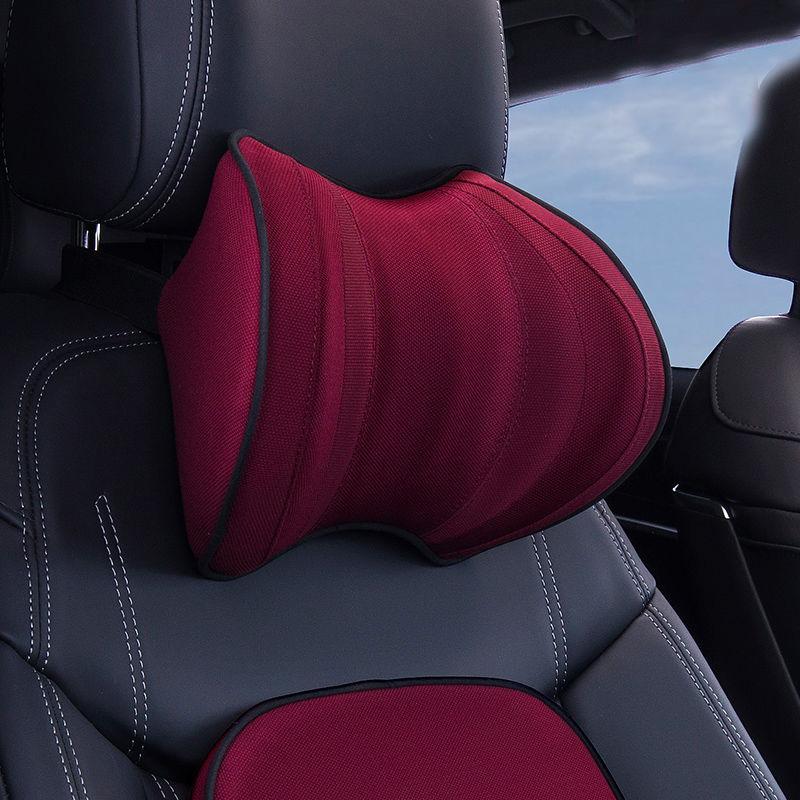 Чистый цвет, подушка для шеи автомобиля, подушка для поддержки сиденья, дышащий инструмент для защиты позвоночника для автомобиля, внедорожника, грузовика RV