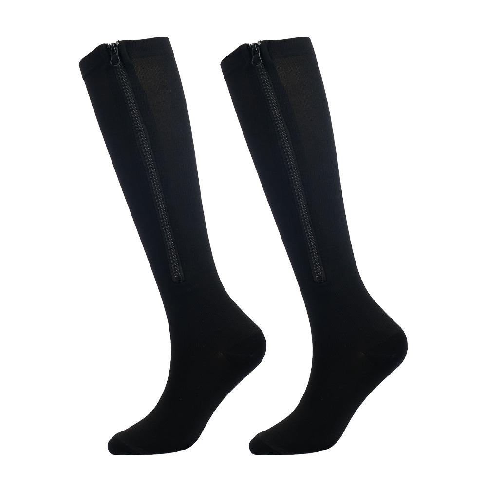 Zippered Compression Sports Socks for Varicose Veins