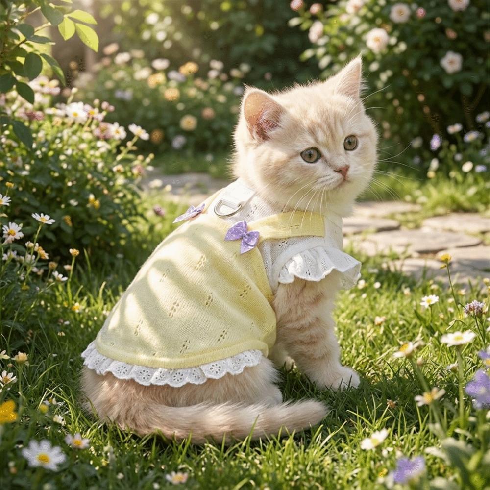 Thin Breathable Dog Summer Clothes Cool Pet Cooling Costume Fashion Cat Overalls Photography