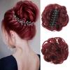 Synthetic Hair Bun Claw Clip In Chignon Hair Piece Curly Messy Bun Ponytail Hair Extensions Scrunchie Hairpieces for Women