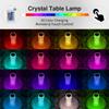 Touch LED Crystal Rose Light USB Creative Light Luxury Bedside Romantic Atmosphere Light Used for Room Decoration and Gift Giving