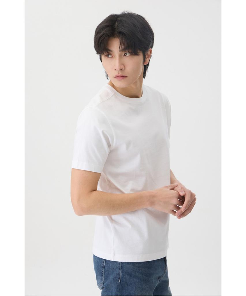 BRENTWOOD [2Pack] Solid Round Neck T-Shirt White Bitax26100Whx