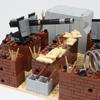 B Военный Набор Игрушек Строительные Блоки 4 в 1 Военный Бункер Траншея База Имитационные Игры Игрушки для Мальчиков Подарки на День Рождения