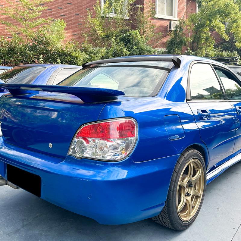 Модификации дефлекторов крыши и заднего спойлера Subaru Impreza WRX STI 2002-07