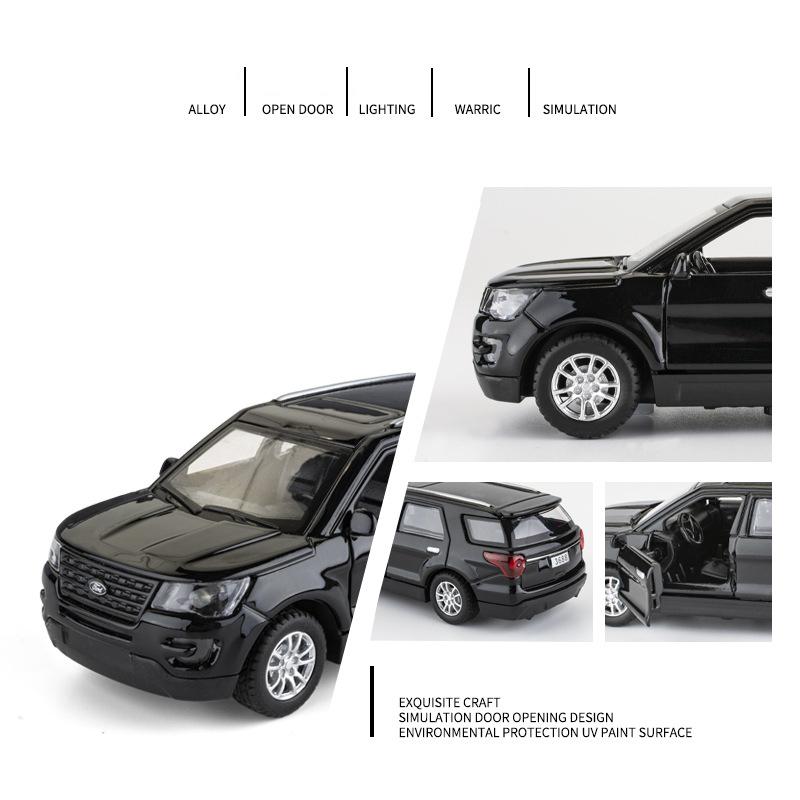 AAANW1 Новый 1:36 Ford Explorer Литой Модель Автомобиля Звук и Свет Литье под Давлением и Игрушечные Транспортные Средства Игрушечные Машинки Детские Игрушки Для Детей Коллекция Подарки