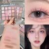 Korean Style Fake No Makeup Nude Makeup 16 Color Makeup Eye Shadow Plate Pink Brown Honeydew New Color Eye Shadow Matte Shimmer Sequin Blush