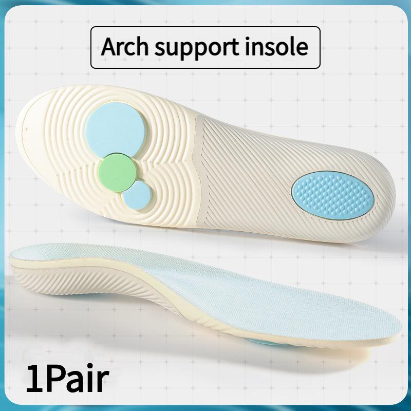 Arch Support Insoles Shock Absorbing Gel Inserts for Foot Pain Relief Sports Running Walking Shoes