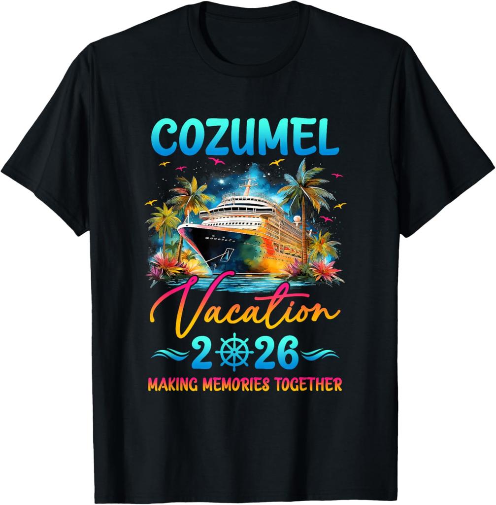 Cozumel Family Vacation 2026 Matching Group Summer T-Shirt