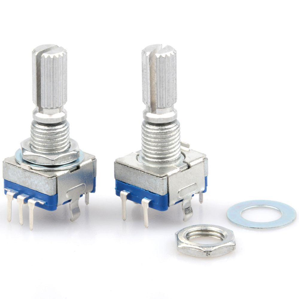 5PCS 5Pin with Push Button 20 Position Coding Switch Digital Potentiometer EC11 Rotary Encoder