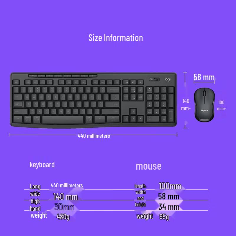 Беспроводная Bluetooth-клавиатура и мышь Logitech G MK370