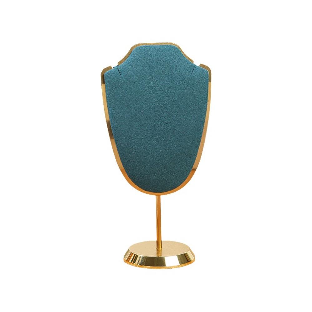 Metal Base Mini Jewelry Display Stand Velvet Jewelry Storage Display Rack for Home Jewelry Storage