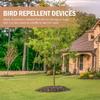 Drive Away with 4Pcs Outdoor Garden Bird Rods Wind Spiral