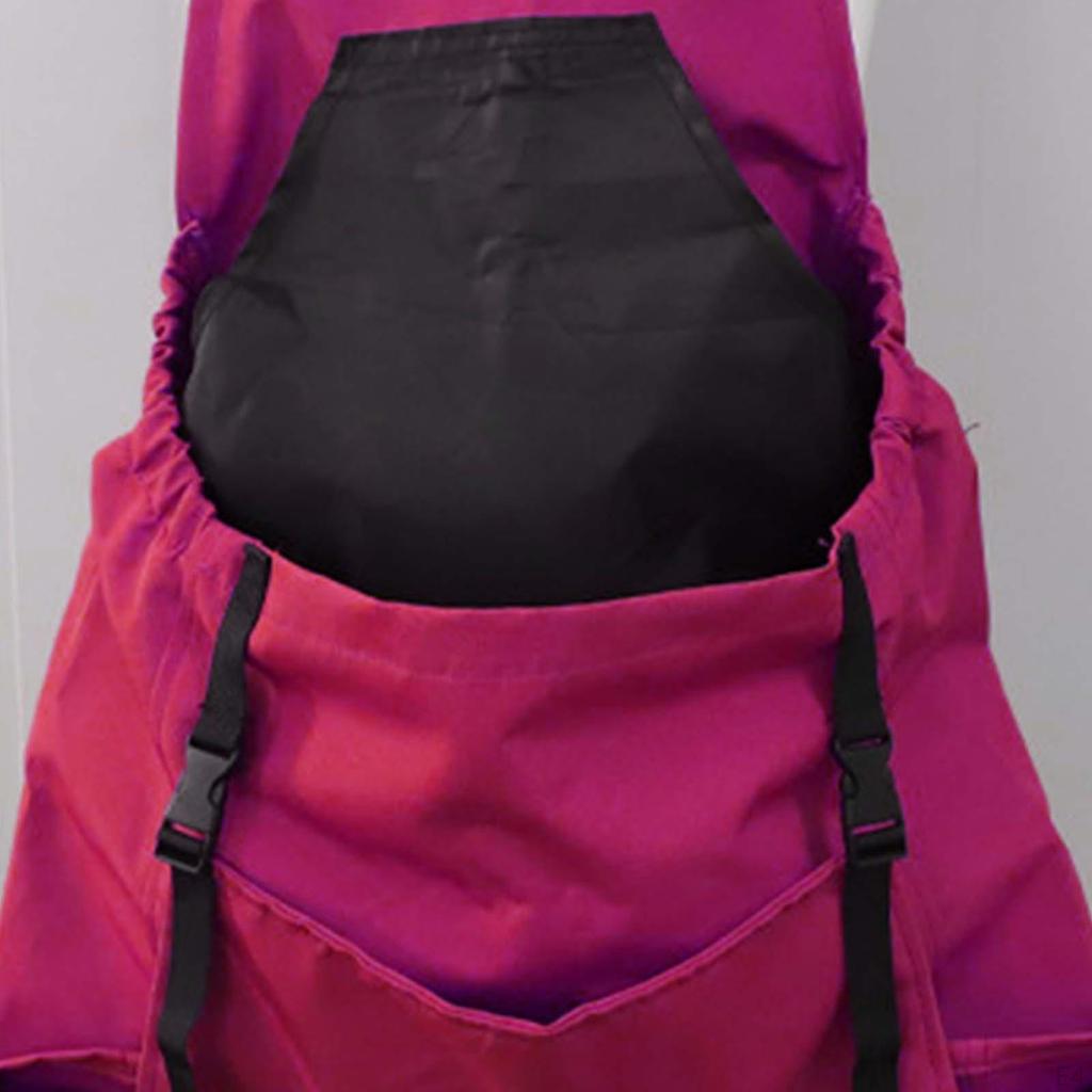 Холщовый садовый фартук с карманами, сумка для сбора урожая, большая