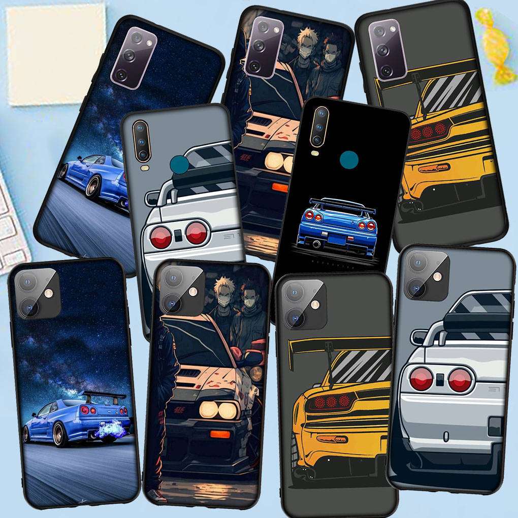 Чехол для телефона Samsung Galaxy S25 S24 S23 iPhone 16 15 Xiaomi Redmi Note 14 13 12 16E X 11 Pro Max OPPO Moto Huawei Supercar Super Car Cartoon Cover