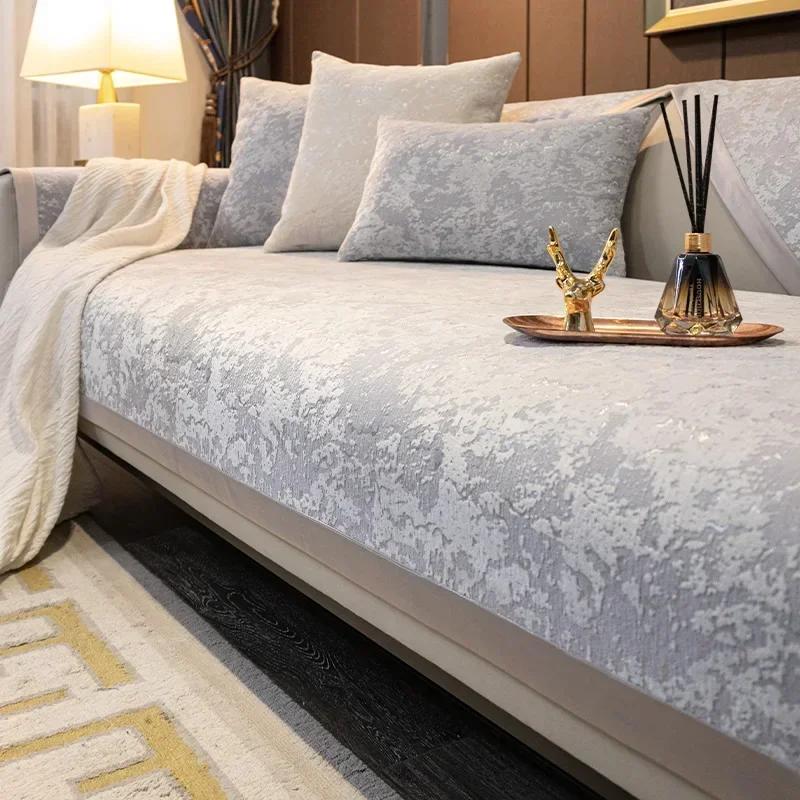 Сплошная цветная роскошная стильная диванная подушка, новая всесезонная универсальная спинка, полотенце, современный скандинавский чехол для дивана, тканевая подушка