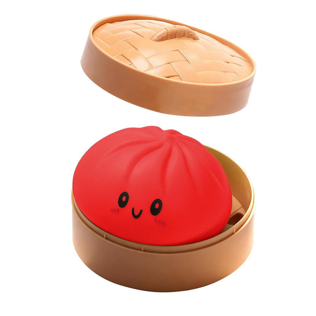 Cute Slow Rebound Baozi Stress Relief Squeeze Toy - Soft, Fun & Portable Office Ornament