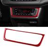 Для Seat Ibiza 6j 2009 2010 2011 2012 2013 2014 Настоящая Мягкая Наклейка из Углеродного Волокна LHD RHD Панель Рамки Центральной Консоли Автомобиля AC Отделка