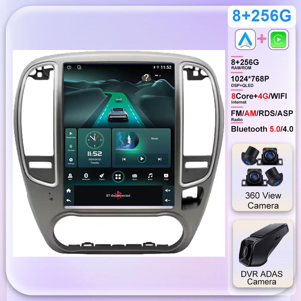9,7-дюймовый Android 13 для Nissan Bluebird Sylphy G11 2005 - 2012 Автомобильный радиоприемник Авто Мультимедийный плеер GPS Навигация Carplay 5G WIFI