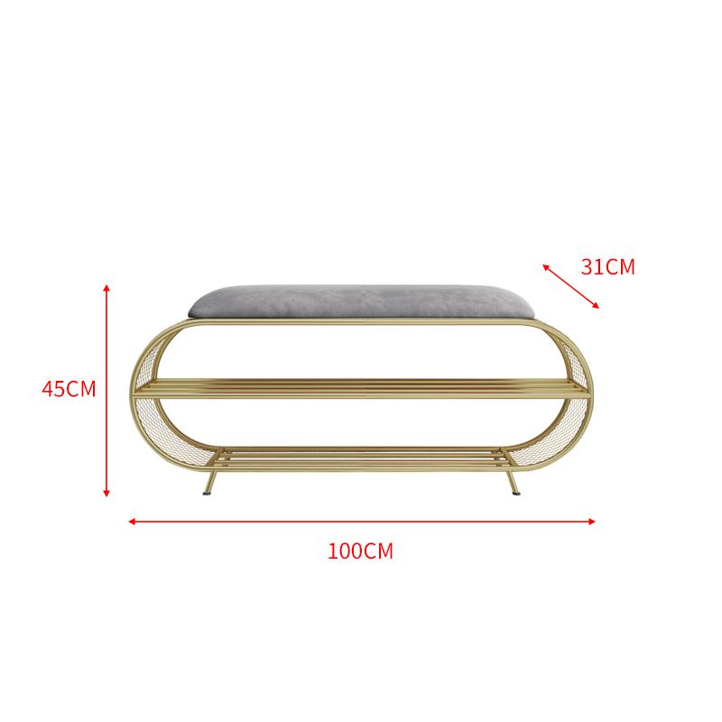 Металлическая полка для обуви с сиденьем, креативный табурет для пеленания обуви, входная мебель, полка для хранения вещей, экономящая место скамья, шкафы для прихожей