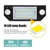 Car License Plate Lights 12V LED White Number Lamps Plate Light Tail Signal Lamp Assembly For Ford Focus 2 MK2 2003-2008 C-MAX