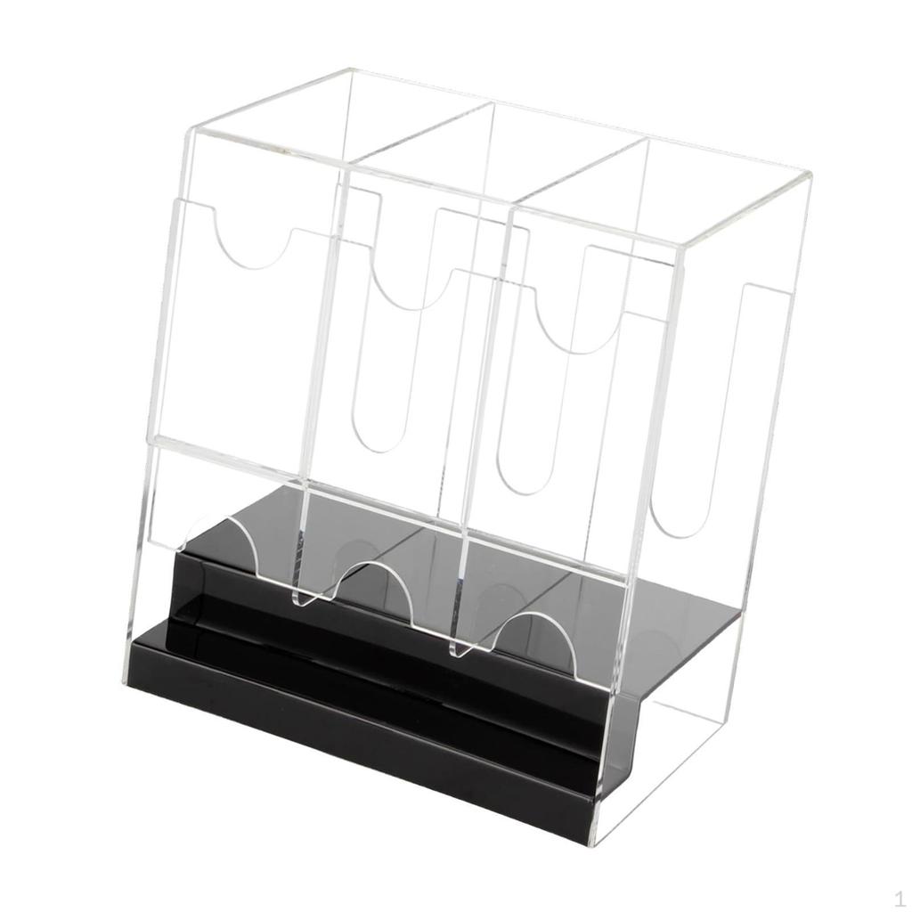 Прозрачный премиальный органайзер-диспенсер для бустерных пакетов с базовой картой