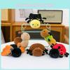 Snails Bees Spiders Insects Plush Pendants Cartoon Doll Bags Gift Keychains