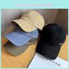 Embroidered Cotton Breathable Letter Cap With Wide Brim Sunshade Sports Outdoor