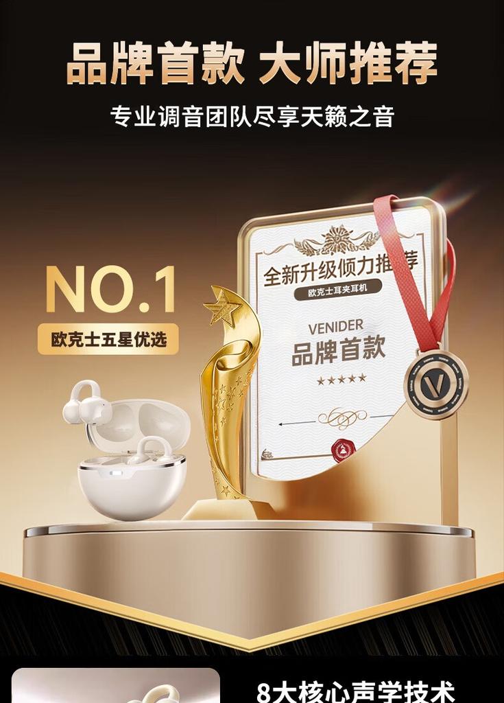 Bluetooth Earphones with Ear Clip