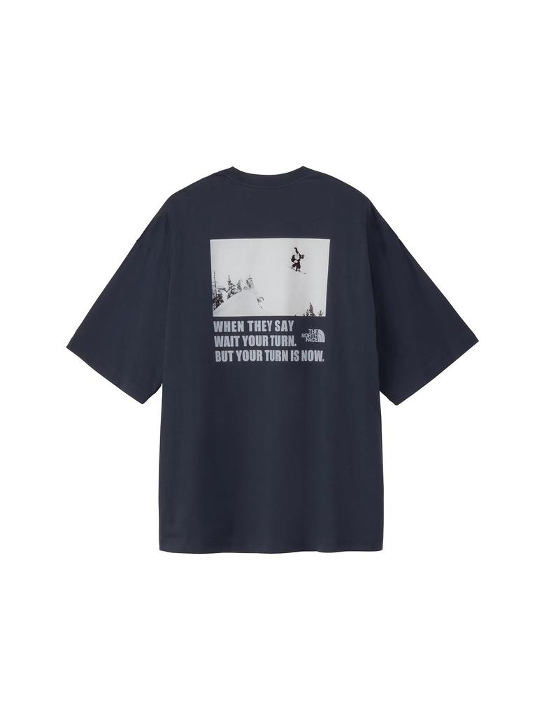 The North Face Футболка с коротким рукавом для фрирайда и городской носки, размер XL, S/S Tee, темно-синий,