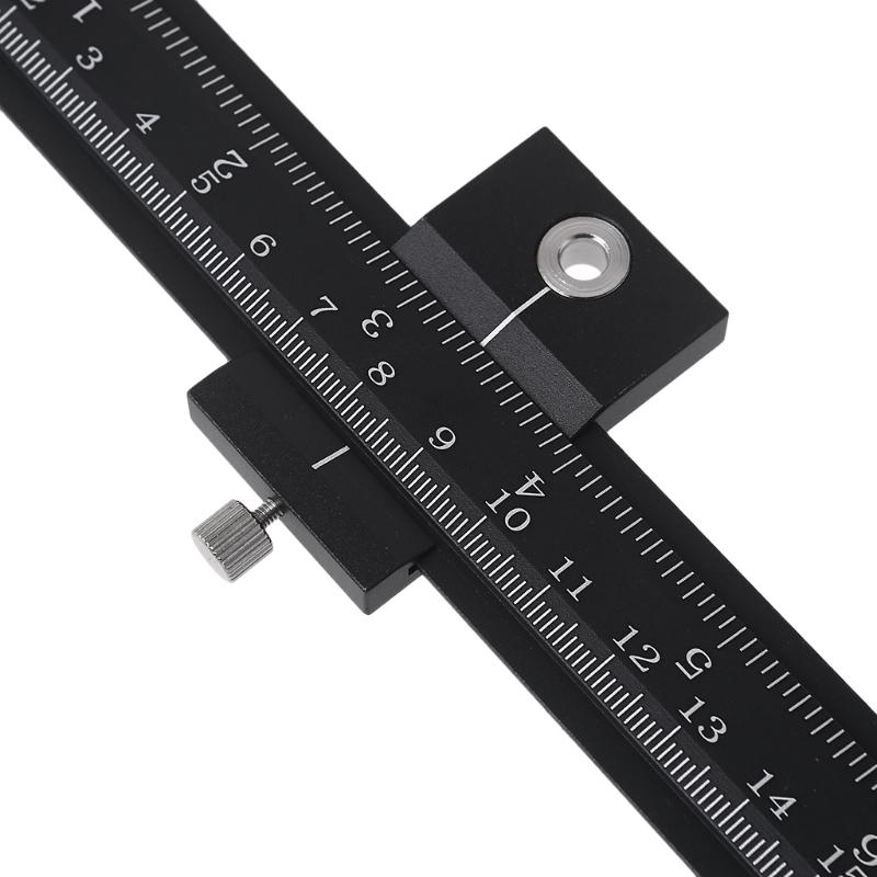 Мебельная фурнитура Регулируемый пуансон-локатор Деревообрабатывающий сверлильный шаблон Направляющая для сверления для установки ручки на дверь ящик