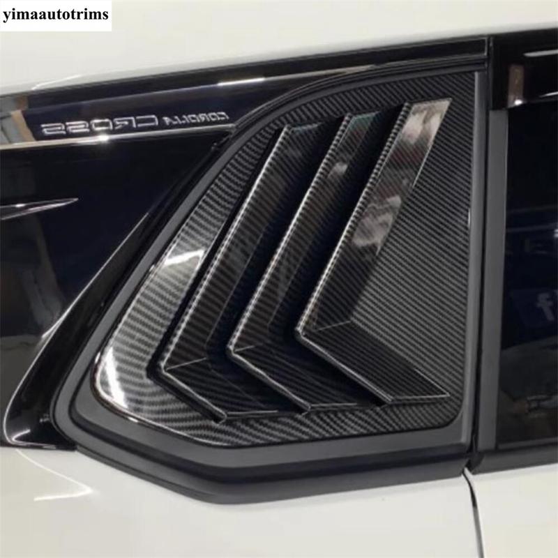 Rear Window Louver Shutter Sun Shade Side Vent Panel Decoration Cover Trim Accessories For Toyota Corolla Cross XG10 - 2025