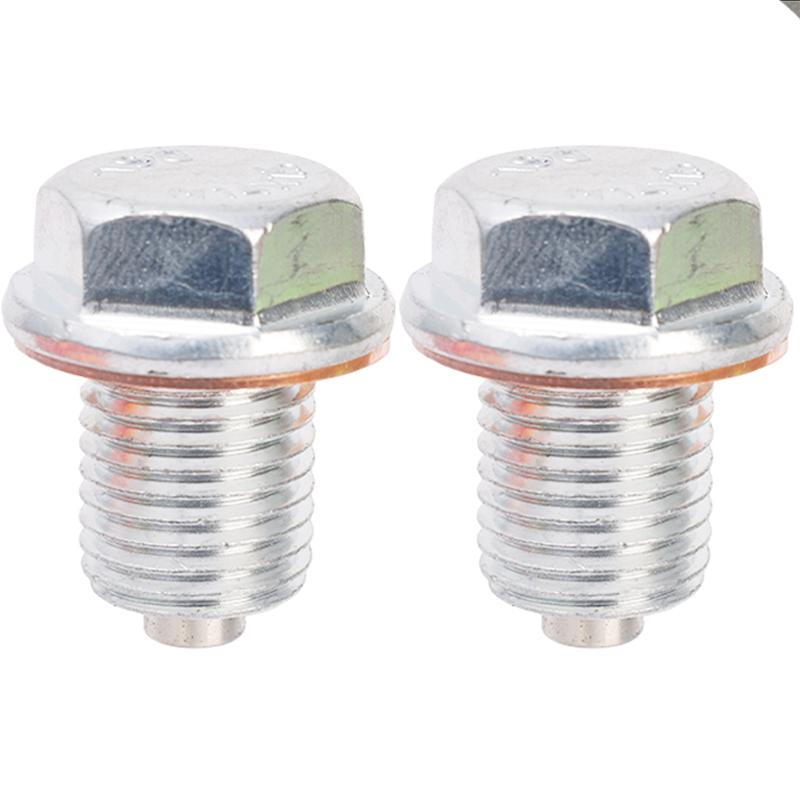 M14*1.5 Car Engine Oil Pan Oil Drain Plug Magnetic Extended Oil Drain Screw Gasket Auto Replacement Parts For Honda Volkswagen
