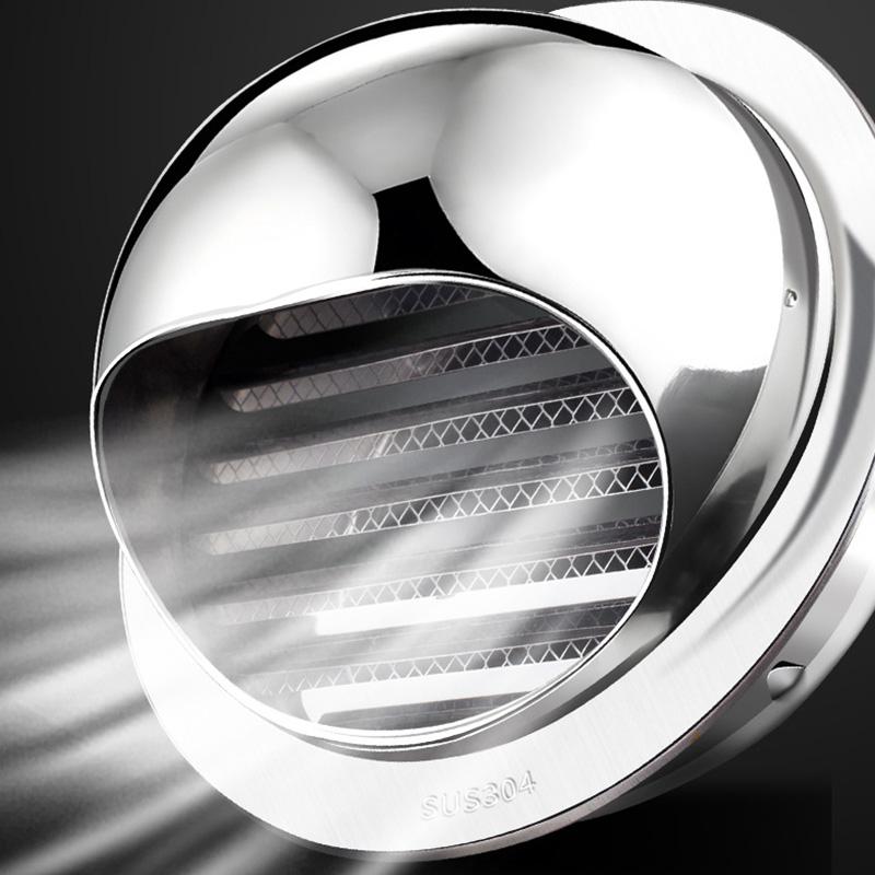 1PC Vents Cap Air Vent Ducting Cover Stainless Steel Exhaust Grille Cover Air Vent Grille