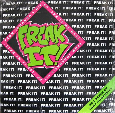 12-дюймовая пластинка A BITCH NAMED JOHANNA Freak It PX10008 Project X Recor 1990 UK Dance Electronica Б/у