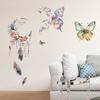 1set Translucent PVC Self Adhesive Wall Stickers Waterproof Building Decals for Home Living Room Bedroom Wall Decoration Butterfly 900x300+600x380mm