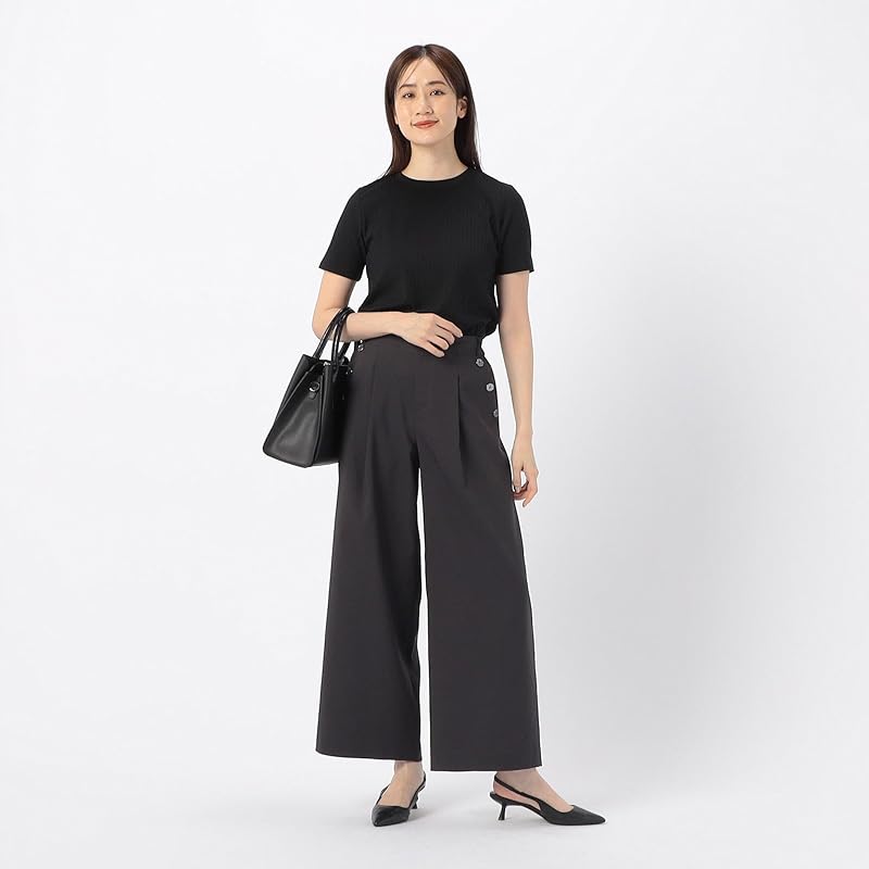 [Comciseism] (Monocomsa) Embossed Handle Bag 95-20BK17-205 F Black