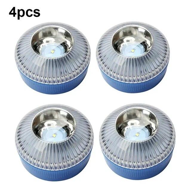 Новейший портативный аварийный светильник V16, сертифицированный автомобильный аварийный маяк оранжевый/синий/красный магнитный индукционный стробоскоп